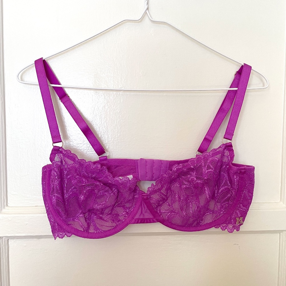 Savage X Fenty Savage Not Sorry Balconette Bra - Orchid